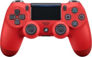 Original Sony DualShock 4 Controller for PS4 V2 Magma Red (Used)