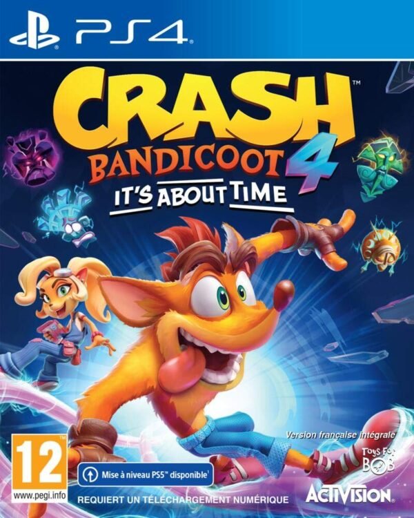 CRASH BANDICOOT 4 IT'S ABOUT TIME PS4 Preowned / used game