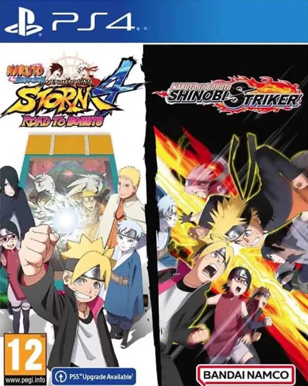 Naruto Shippuden: Ultimate Ninja Storm 4 Road to Boruto - Naruto to Boruto: Shinobi Striker Compilation PS4 Preowned