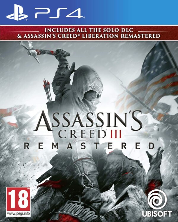 Assassins Creed 3 III Remastered PS4 (New)