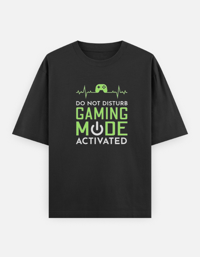 DND Gaming Mode Unisex Oversized Classic T-Shirt - Image 3