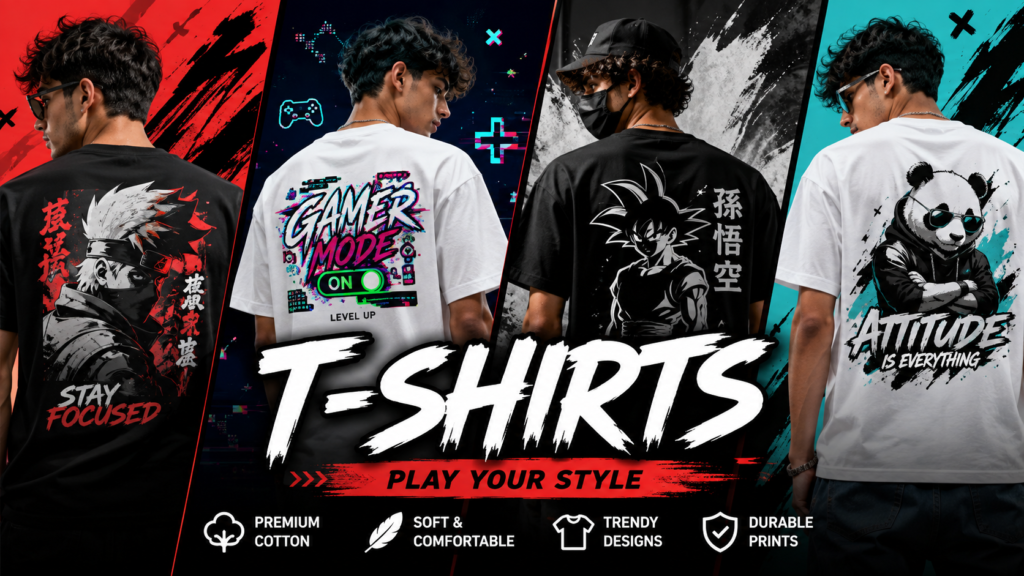 tshirts and hoodies