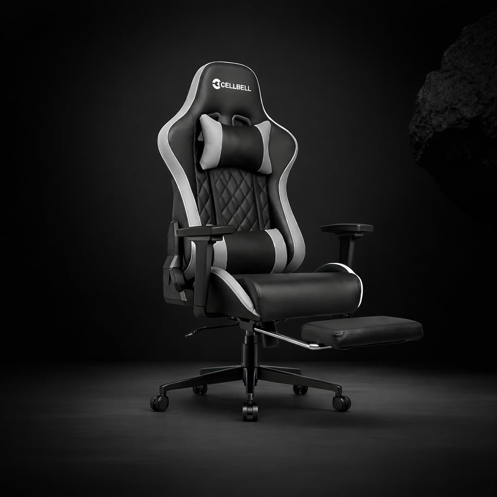 CELLBELL Shadow FT Ergonomic Gaming Chair with Footrest