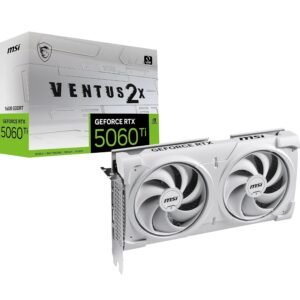 MSI GeForce RTX 5060 Ti 8G Ventus 2X OC White Plus Graphics Card (NEW)