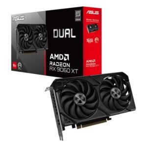 ASUS AMD Dual Radeon RX 9060 XT 16GB GDDR6 Graphics Card (NEW)