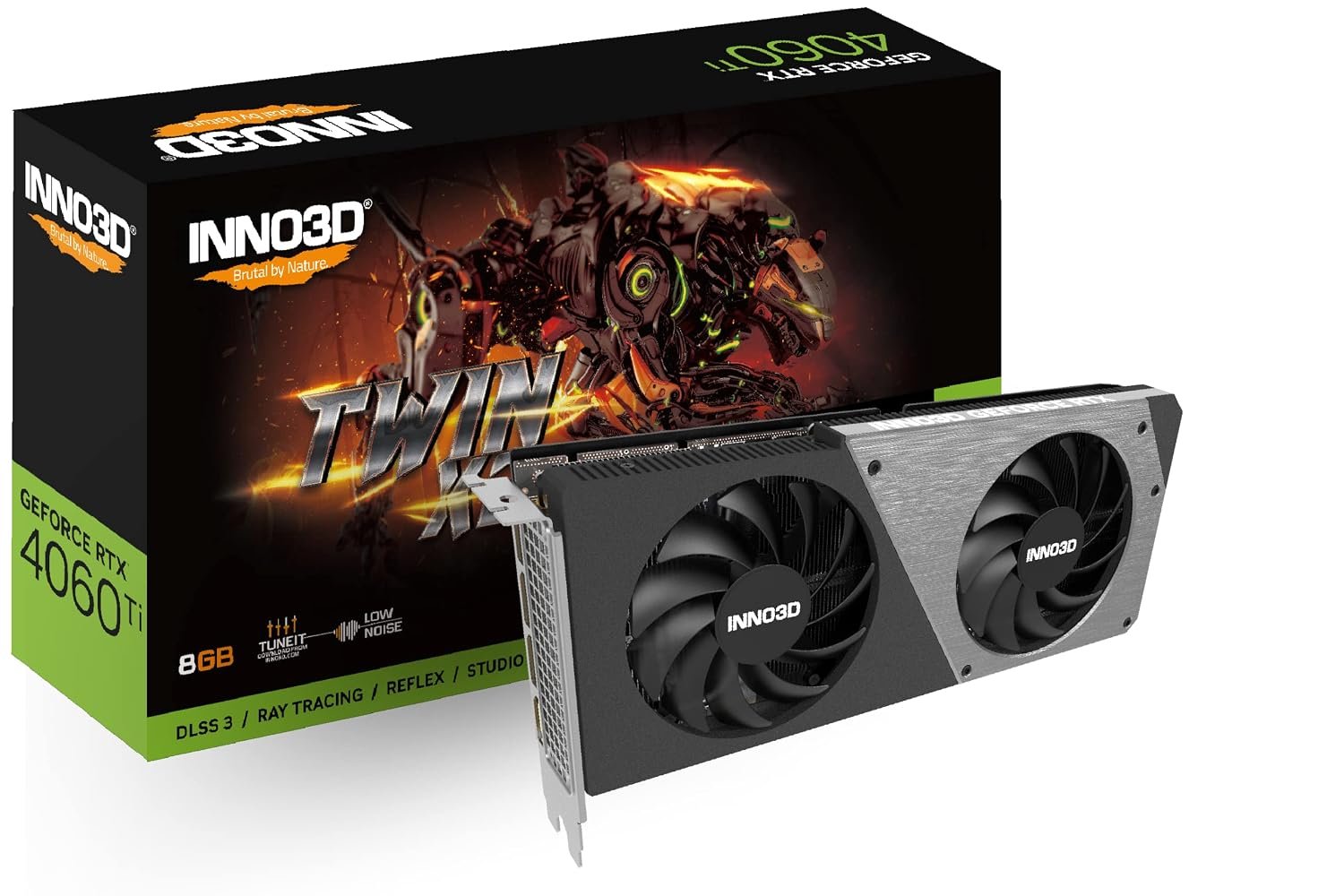 INNO3D Geforce RTX 4060 Ti 8Gb Twin X2 8Gb Gddr6 Graphics Card (NEW)
