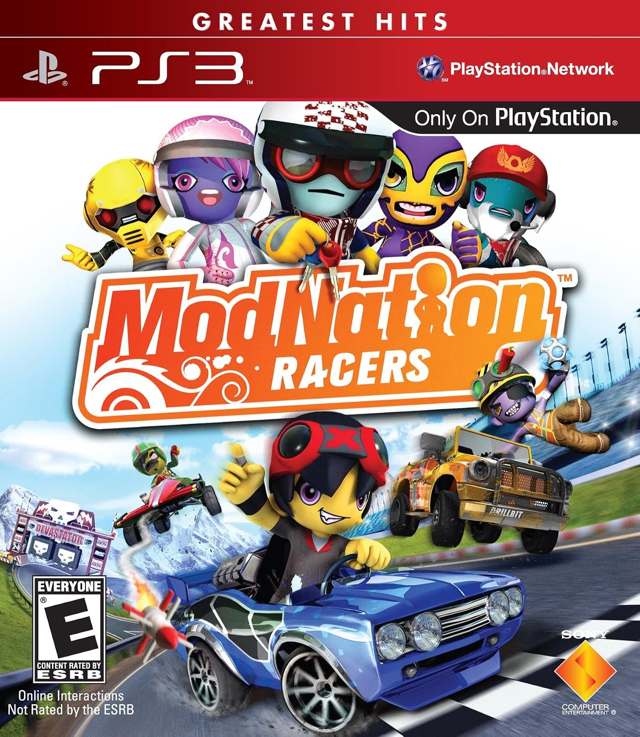 Modnation Racers PS3 Preowned (Without Cover)